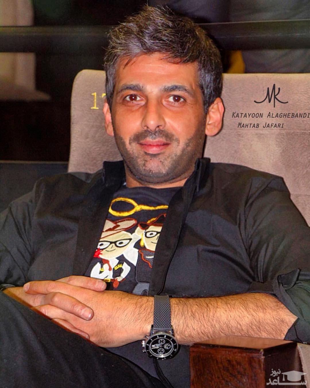 حمید گودرزی با وسپای کیوت خود در لاکچری ترین محله تهران
