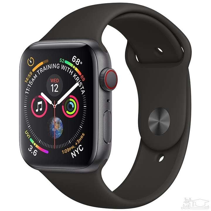 ساعت هوشمند اپل سری 4 مدل 40 میلی متری بدنه آلومینیومی