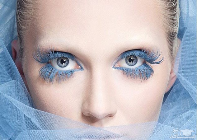 پلک و مژه رنگی