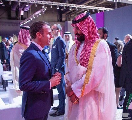 در دیدار ۵ دقیقه‌ای مکرون با بن سلمان چه گذشت؟