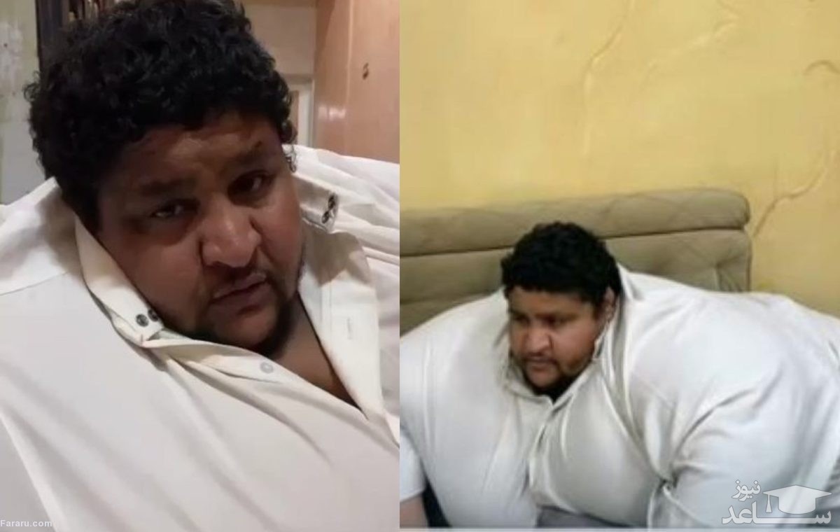 (فیلم) منصور ۵۰۰ کیلویی پس از ۶ سال راه رفت!
