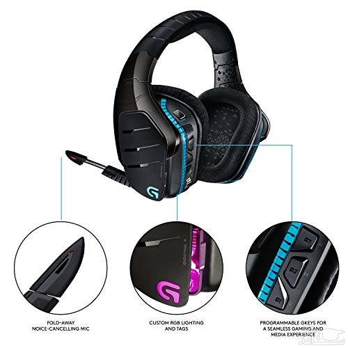 هدست بی‌سیم گیمینگ لاجیتک مدل G933