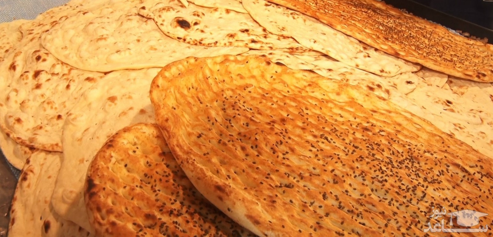 (عکس)  کار زیبای یک نانوایی در اهواز