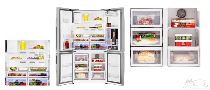 یخچال فریزر بکو مدل GNE134821E