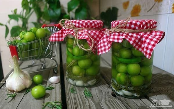 ترشی گوجه سبز