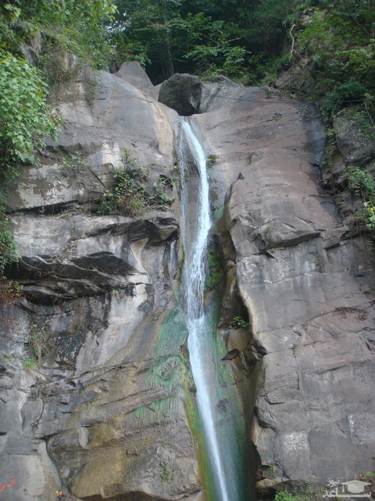 عکسی ترسناک از آبشار جواهرده رامسر