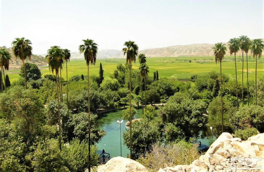 باغ چشمه بلقیس شهر چرام