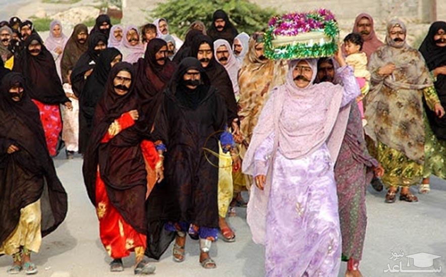 کادو بردن زنان برای عروس