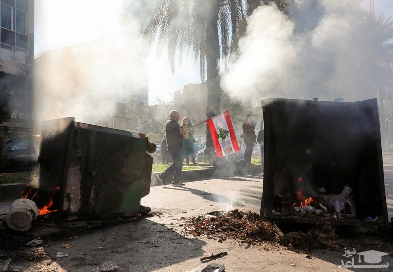 اعتراضات خانواده های قربانیان انفجار مهیب تابستان 2020 در بندر بیروت/ رویترز