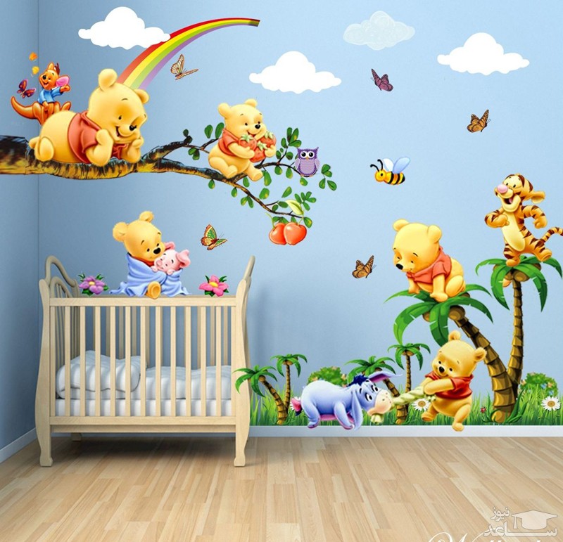 انتخاب بهترین کاغذ دیواری اتاق کودک و اتاق نوزاد