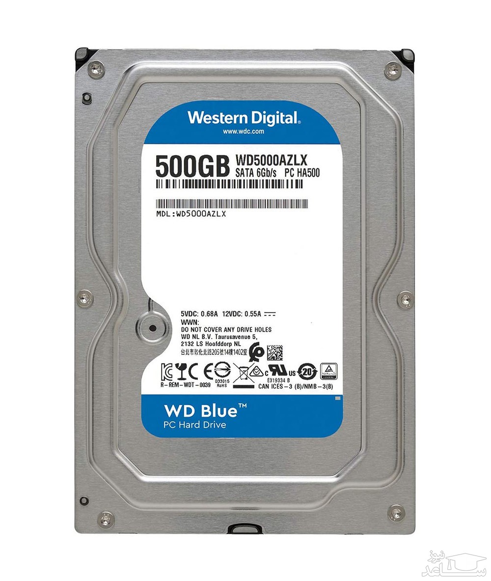 هارددیسک اینترنال وسترن دیجیتال مدل Blue WD5000AZLX ظرفیت 500 گیگابایت