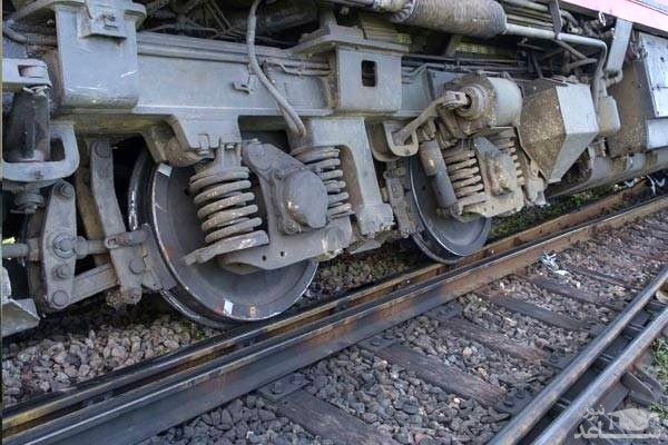 خروج قطار از ریل در کرج