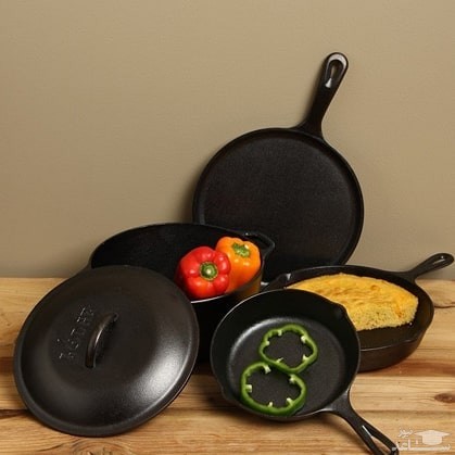 نحوه تمیز کردن ظروف چدنی