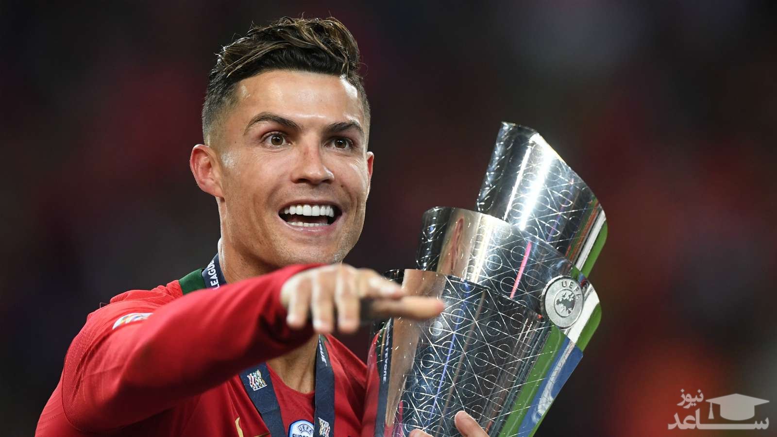 تمرینات رونالدو با ولیعهد دوبی!