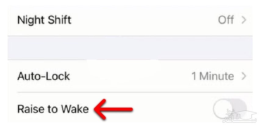گزینه Rasise to Wake