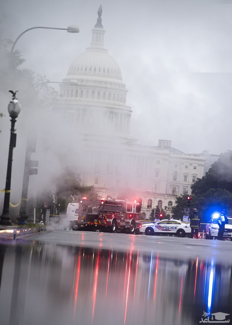 (عکس) واشنگتن و کاخ سفید در وضعیت اضطراری