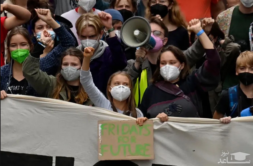 تظاهرات فعالان محیط زیست در شهر برلین