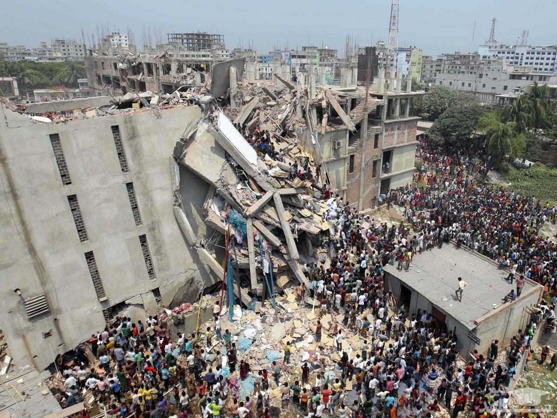 ساختمان اچ اند ام در بنگلادش