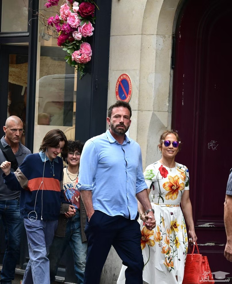 کمد لباس خیره کننده ۱۷۰ هزار دلاری جنیفر لوپز در ماه عسل پاریس