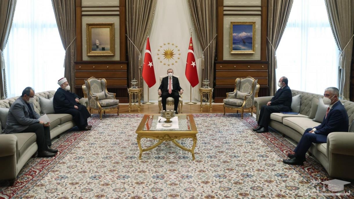 اردوغان با خطیب مسجدالاقصی دیدار کرد