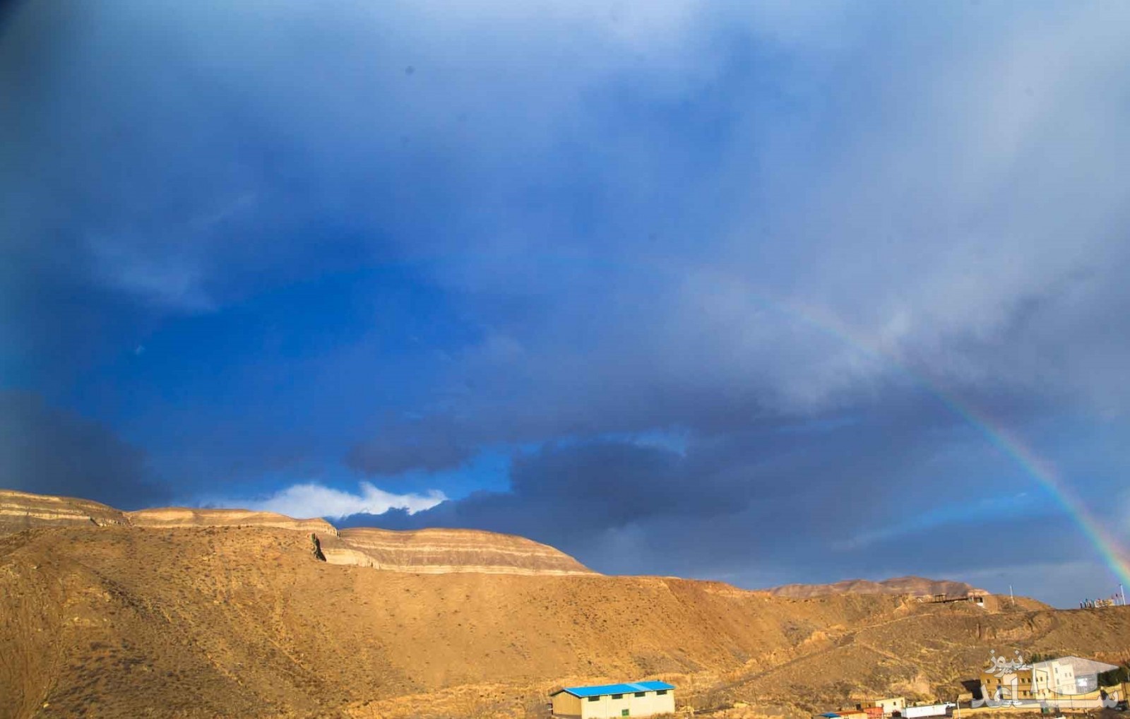 رنگین کمان زیبا در هند