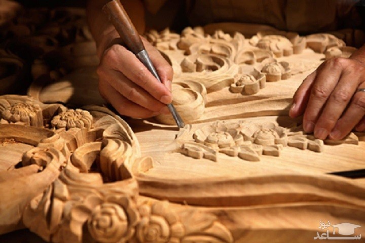 هنر منبت کاری بر روی چوب و پیشینه آن