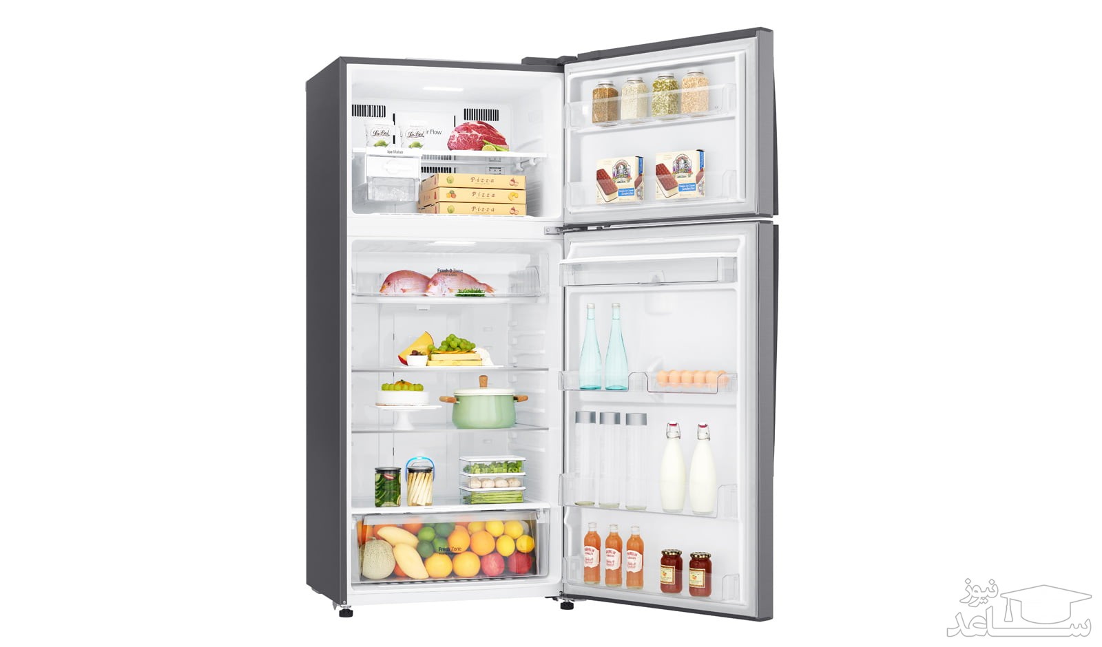 یخچال بالا فریزر ال جی مدل TF580TS