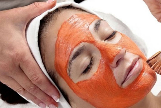 ماسک خرمالو، با خرمالو جوان بمانید!