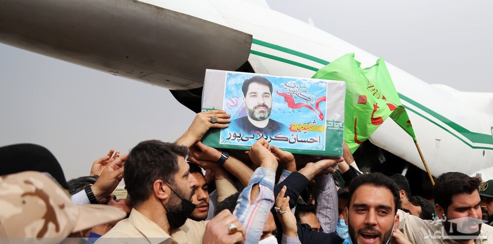 تشییع پیکر شهید احسان کربلایی پور