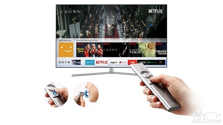 تلویزیون 4K QLED سامسونگ مدل Q70T سایز 55 اینچ