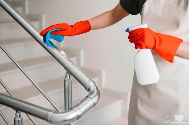 نظافت راه پله