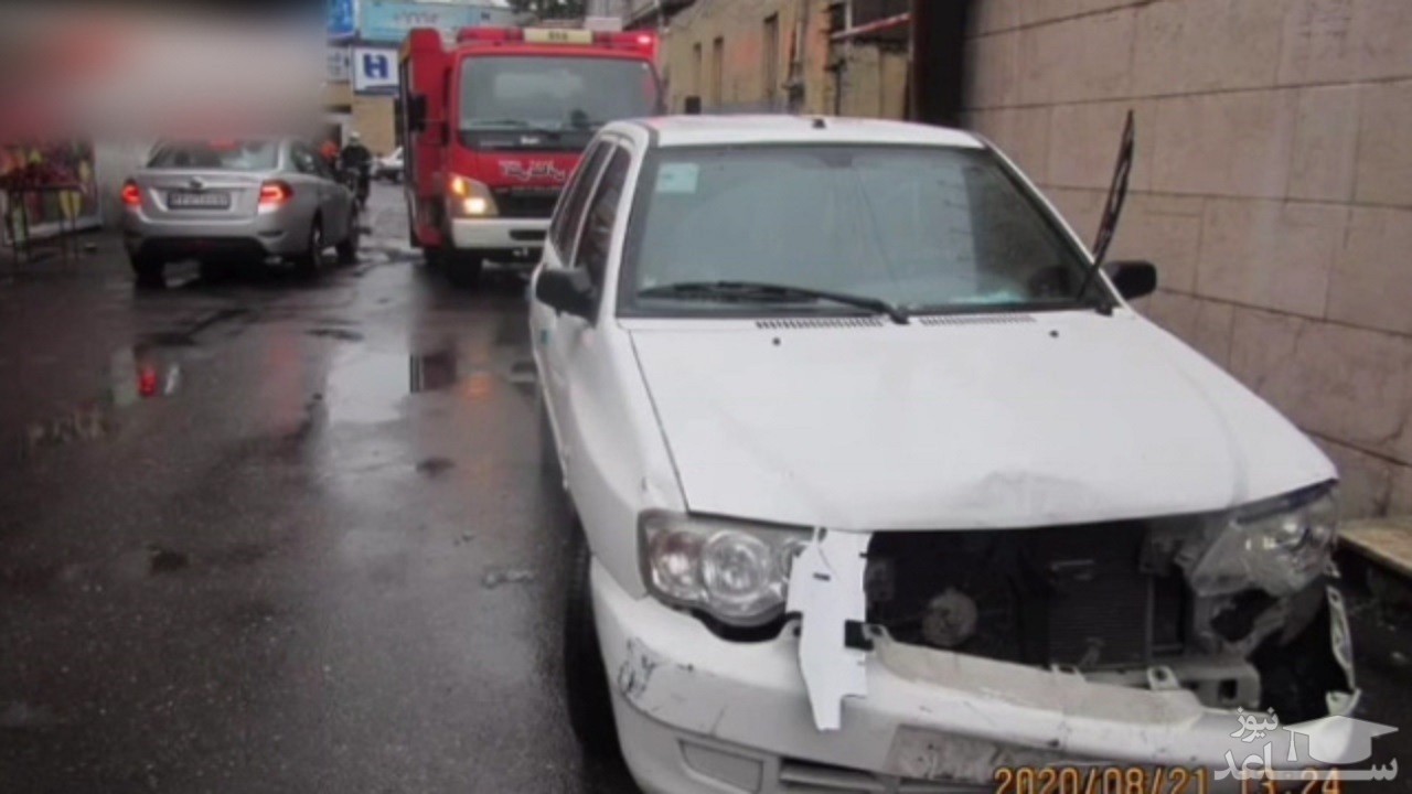 (فیلم) ورود وحشتناک پراید به یک سوپر مارکت