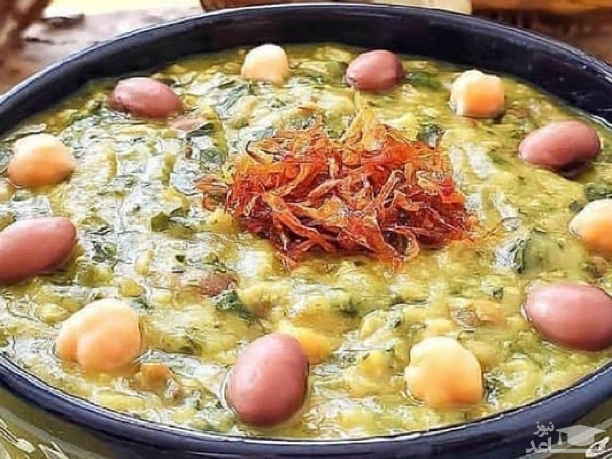 روش تهیه آش گندم(سبزوار)