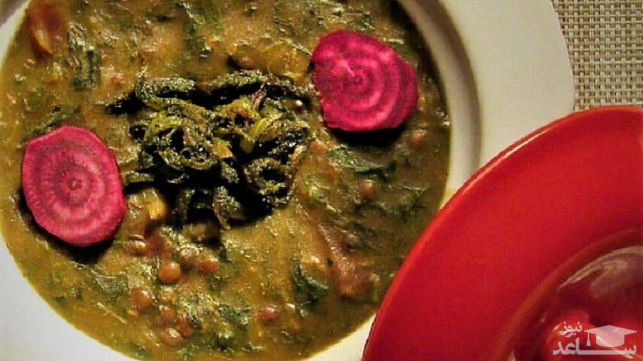 طرز تهیه آش هالاو