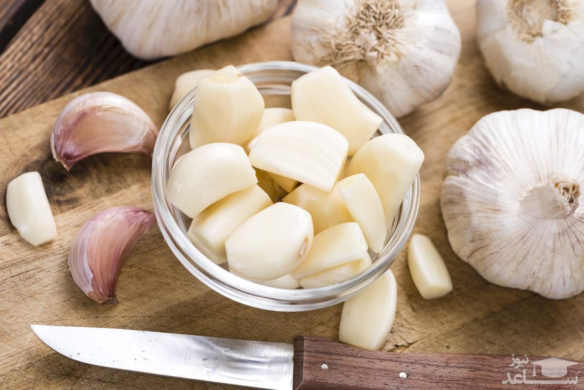 پوست کندن سیر