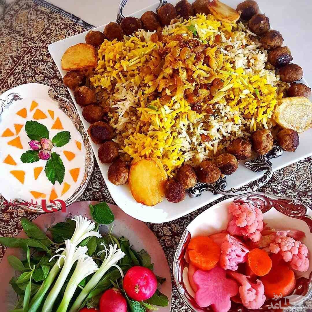 طرز تهیه ماش پلو