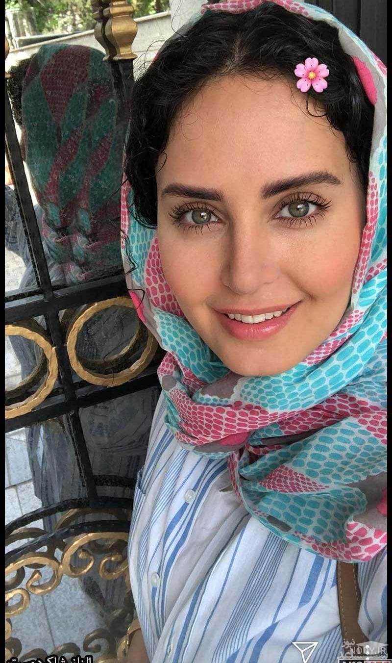 عکس هنری الناز شاکردوست از فرشته غم زده و آغاز رنج او