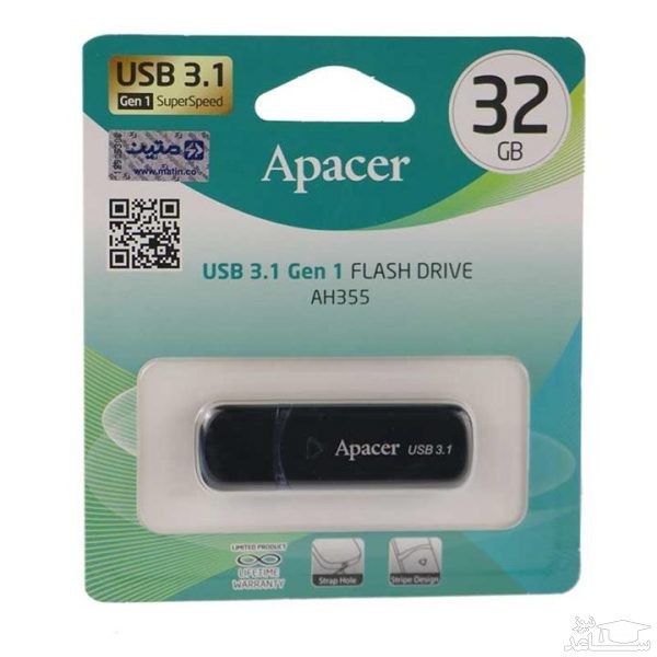 فلش مموری اپیسر مدل AH355 USB 3.1 Gen 1 SuperSpeed