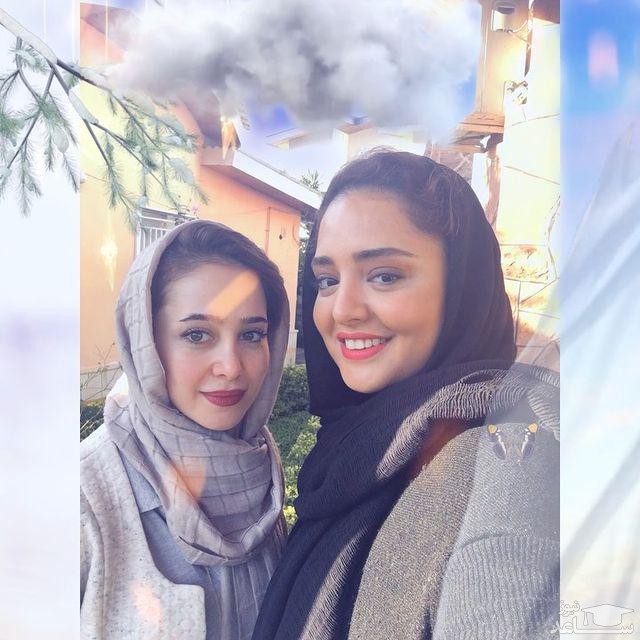 نرگس محمدی و الناز حبیبی