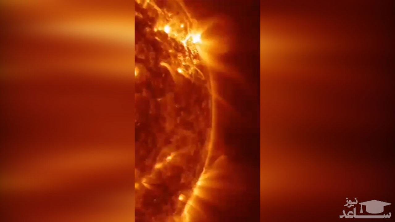 (فیلم) نمای نزدیک و فوق‌العاده دیدنی خورشید