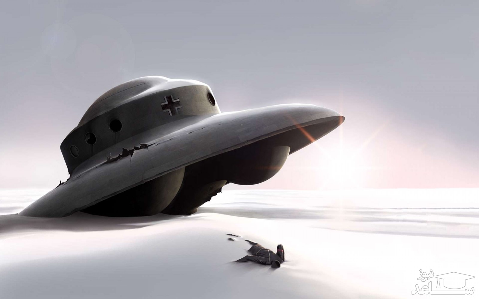 (فیلم) ابری عجیب شبیه سفینه فضایی!