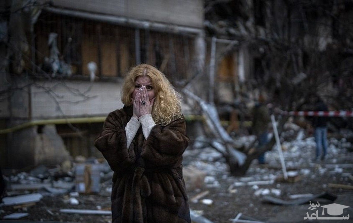 (فیلم) ثبت لحظه اصابت موشک روسی از دوربین آپارتمان