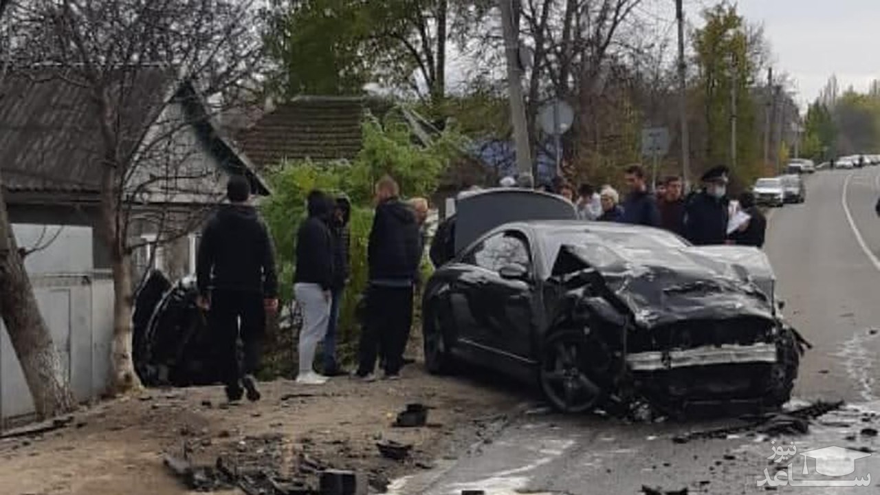(فیلم) تصادف مرگبار دو اتومبیل در استاوروپول روسیه