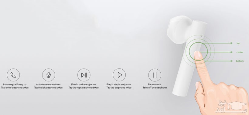 هندزفری بلوتوث شیائومی Mi True Wireless Earphones 2 Basic