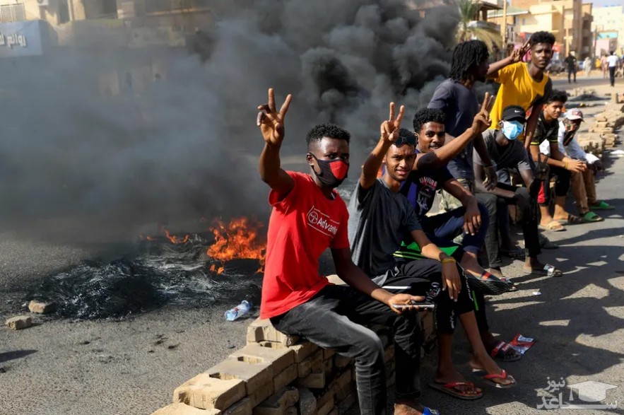 تظاهرات معترضان به کودتا در شهر خارطوم سودان/ خبرگزاری فرانسه