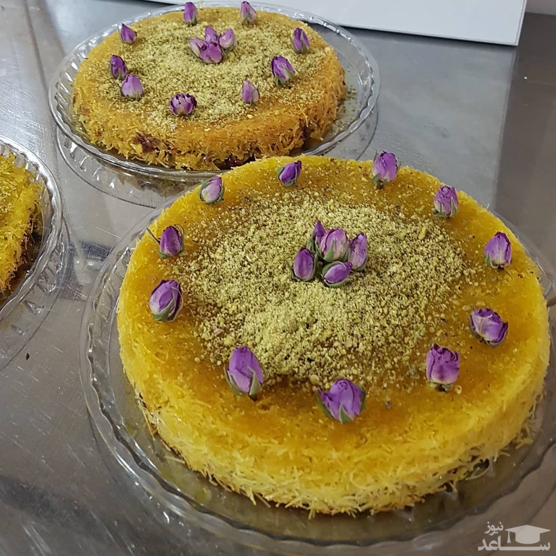 روش تهیه کادایف گردویی لذیذ