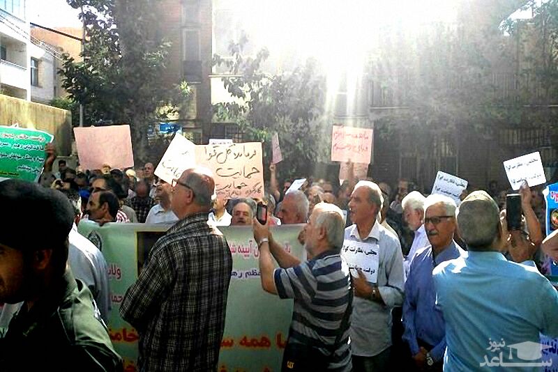 تجمع بازنشستگان ارتش در تهران