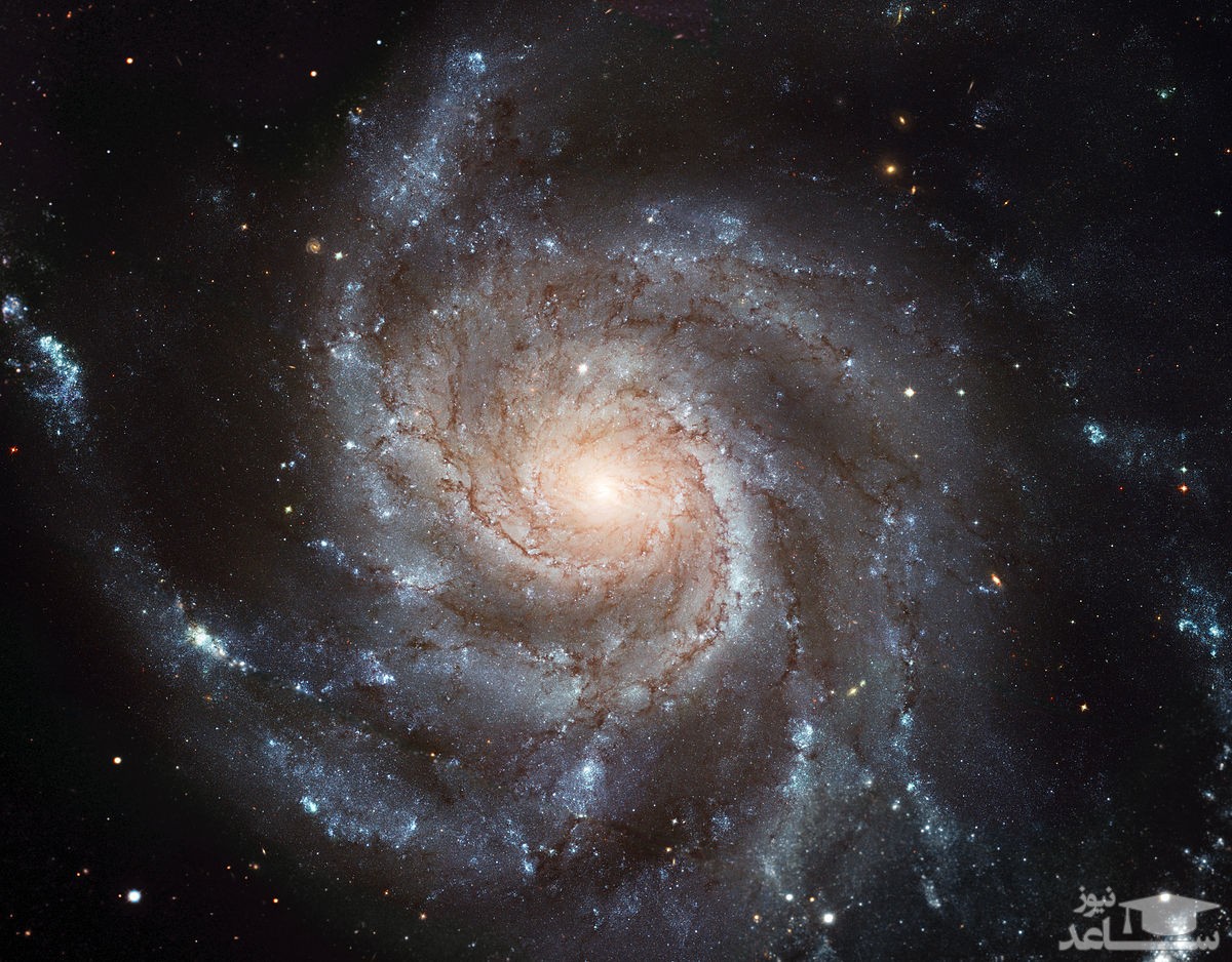 تصویری شگفت انگیز از برخورد دو کهکشان