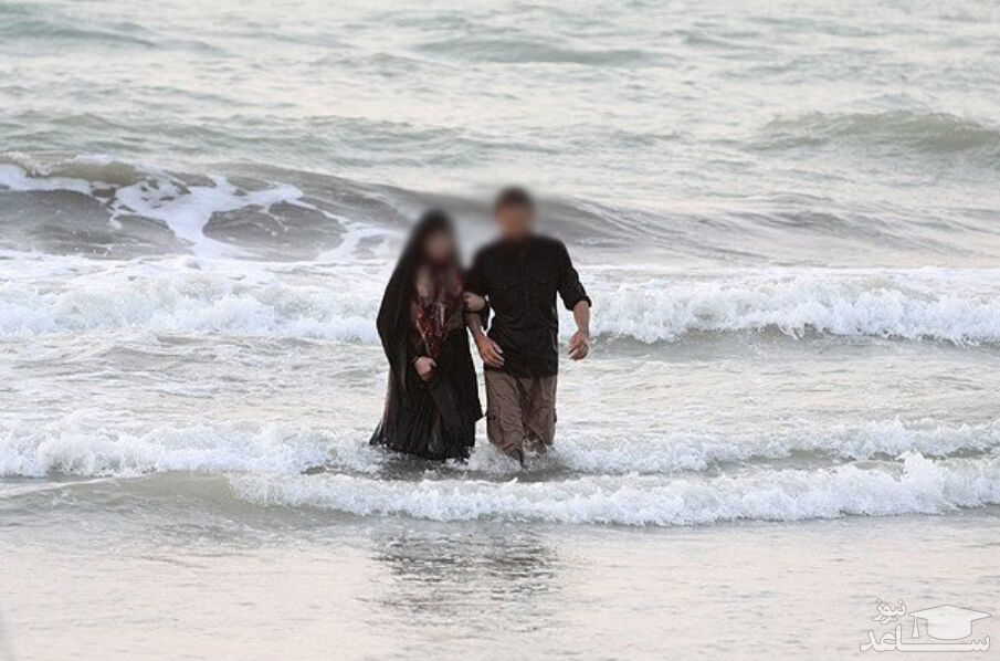 (فیلم) واکنش فرماندار فریدونکنار به حجاب یک زن مشهدی در دریا!