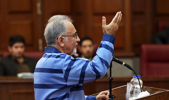 نجفی در دومین دادگاه قتل همسرش